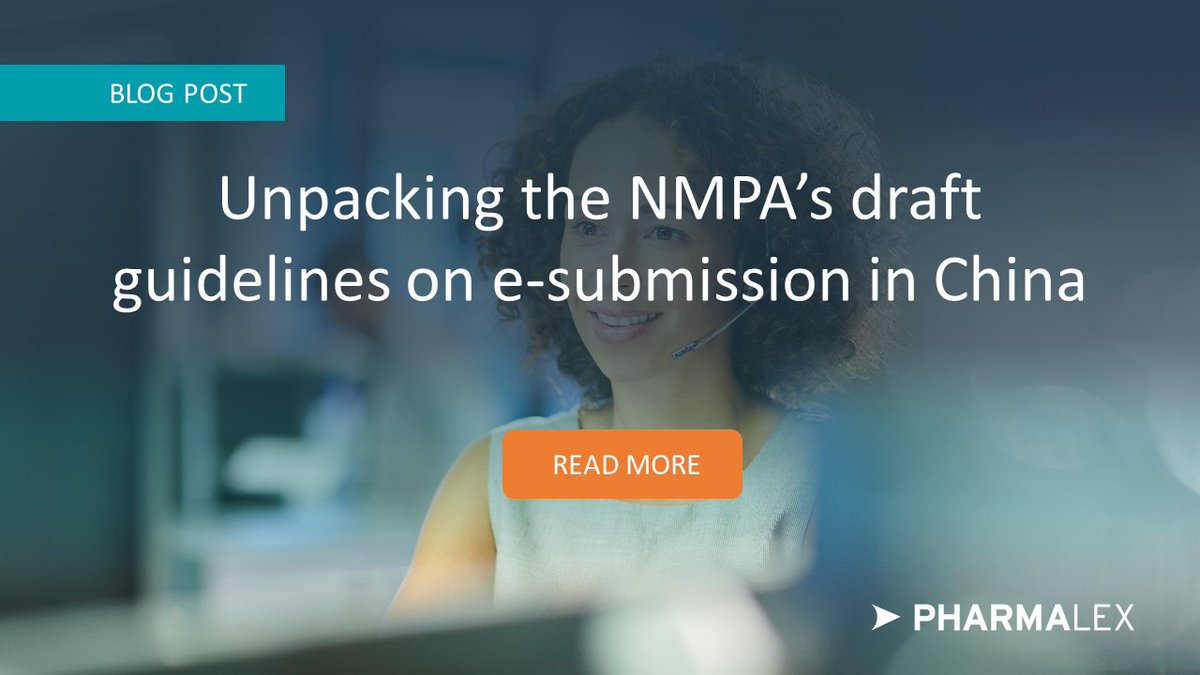 Unpacking the NMPA’s draft guidelines on e-submission in China 

👉 Read the blog to learn more. lnkd.in/d3nNzXvz