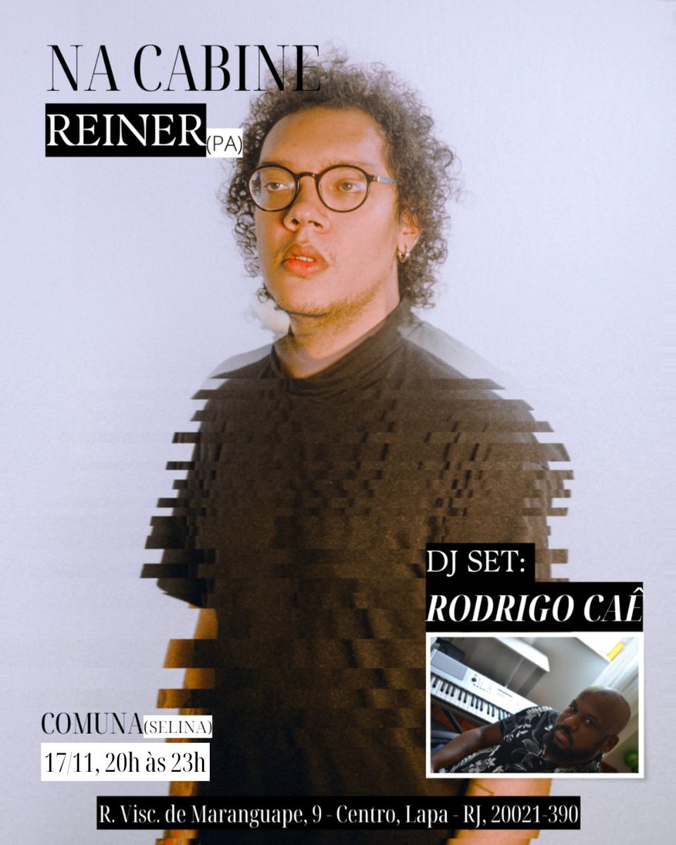 quartoesc's tweet image. Essa quinta é dia de @reineronmars + @rodrigocaemusic (dj set) no RJ.