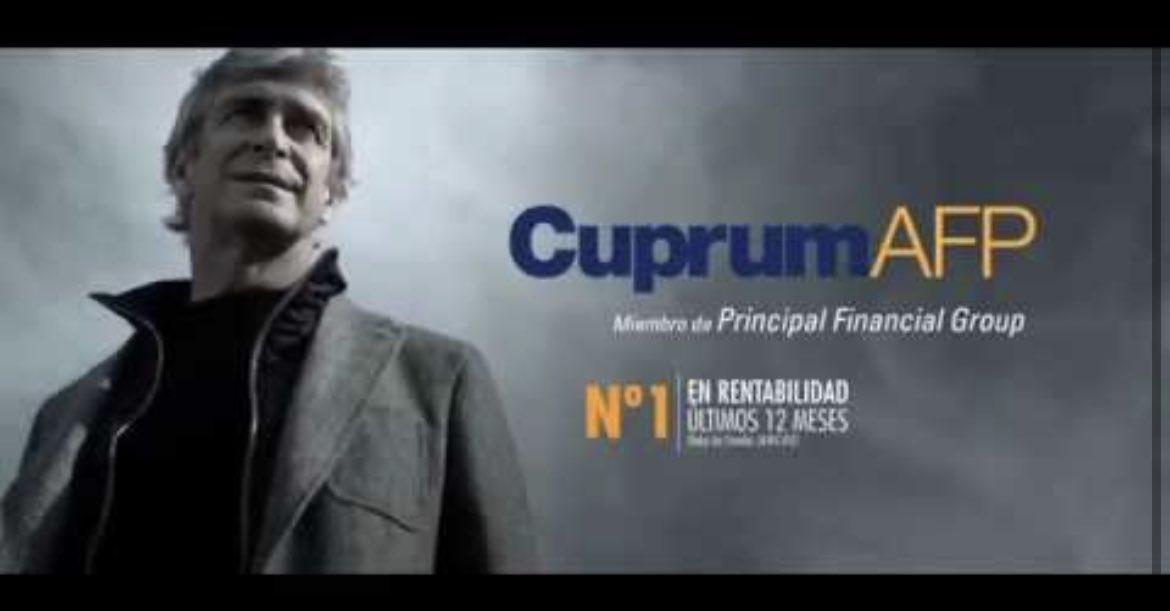 yavello's tweet photo. @Ing_Pellegrini @RealBetis @SanLorenzo @RiverPlate @udechile @ManCity @LaLiga @VillarrealCF Creo que @Ing_Pellegrini le debe una disculpa a todo Chile por ser rostro de @CuprumAFP 

El resto de sus logros impresionantes. https://t.co/R4dAlp8aTz