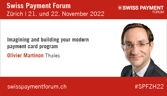 spfzh's tweet photo. Why is a modern #payment #card program a win-win-win? Olivier Martinon, @ThalesDigiSec will let us know at the Swiss Payment Forum in Zurich!
Don't you have a ticket yet? Be quick &amp; get one of the few remaining tickets: https://t.co/zhH6jlt5ri!
#cardholder #merchant #SPFZH22 https://t.co/qqKupPlo99