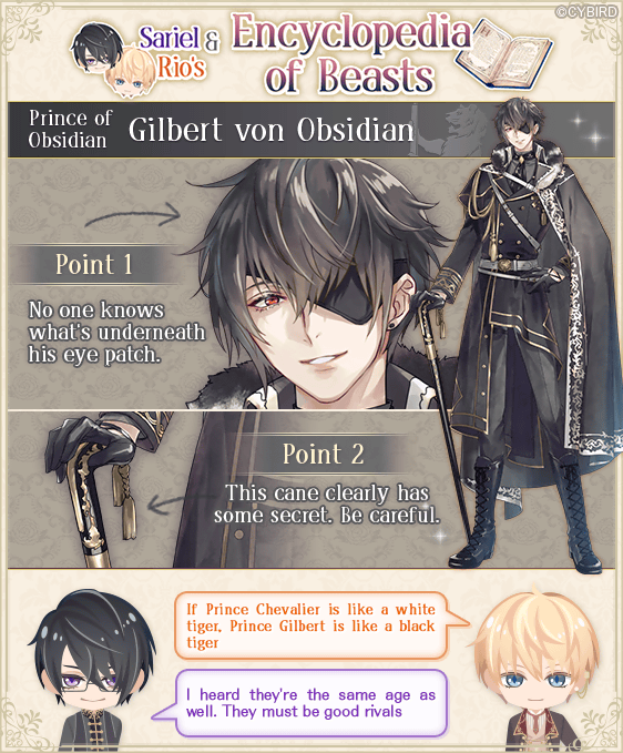 ikepri_en's tweet photo. ✨ Encyclopedia of Beasts ✨

Last but not least is the prince of the enemy empire 👀

Don't let Chevalier ever catch you fraternizing with the enemy 😉 

#ikepri #otome https://t.co/omaqW0U7Re