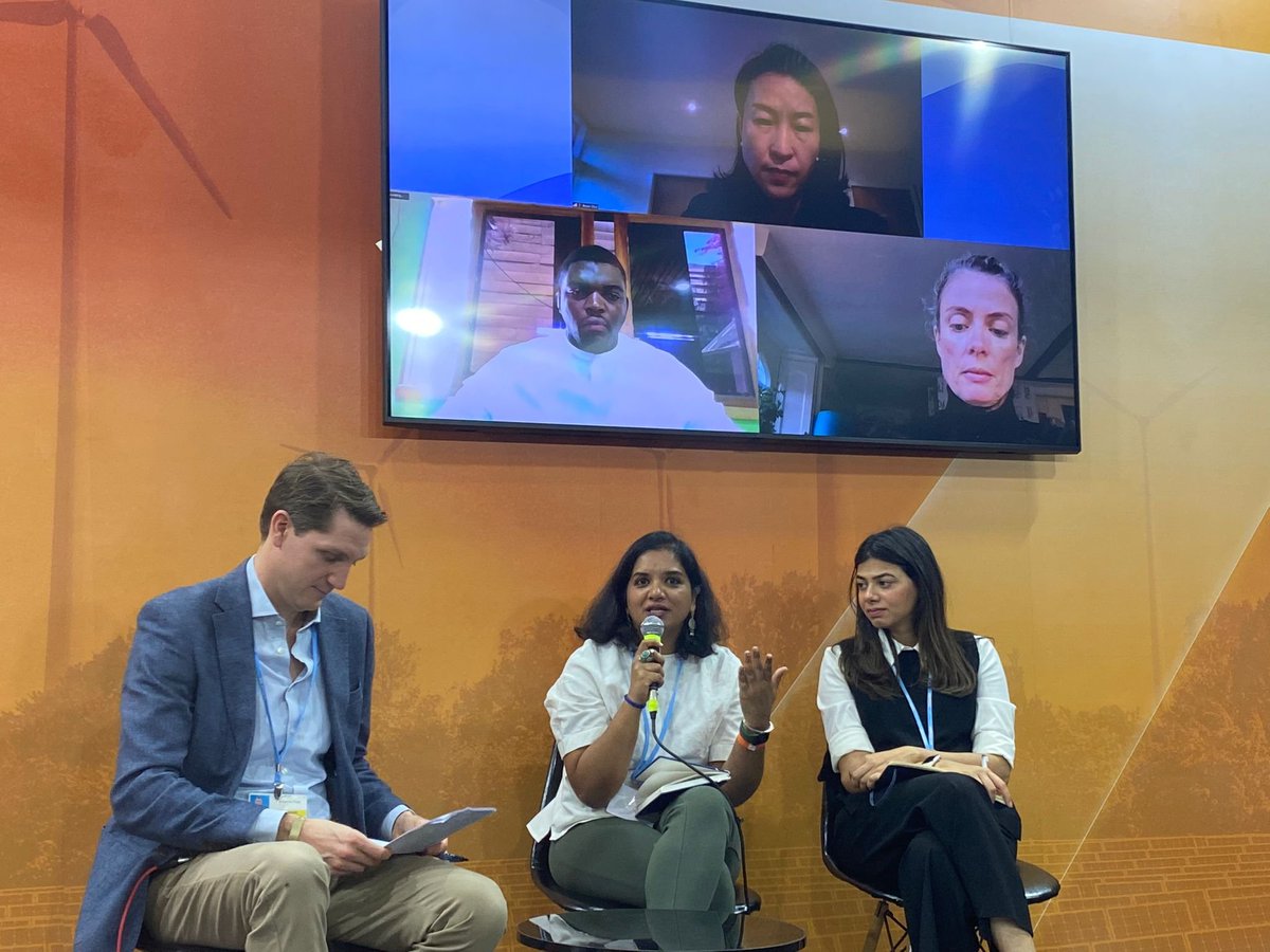 'In terms of de-risking - Results-Based Financing is one tool in the toolbox however needs to be locally embedded and needs a supportive policy environment.' Sarah Alexander, SNV, speaking on the #SDG7 pavilion at #COP27 

#LetsChangeEnergy #TogetherForImplementation