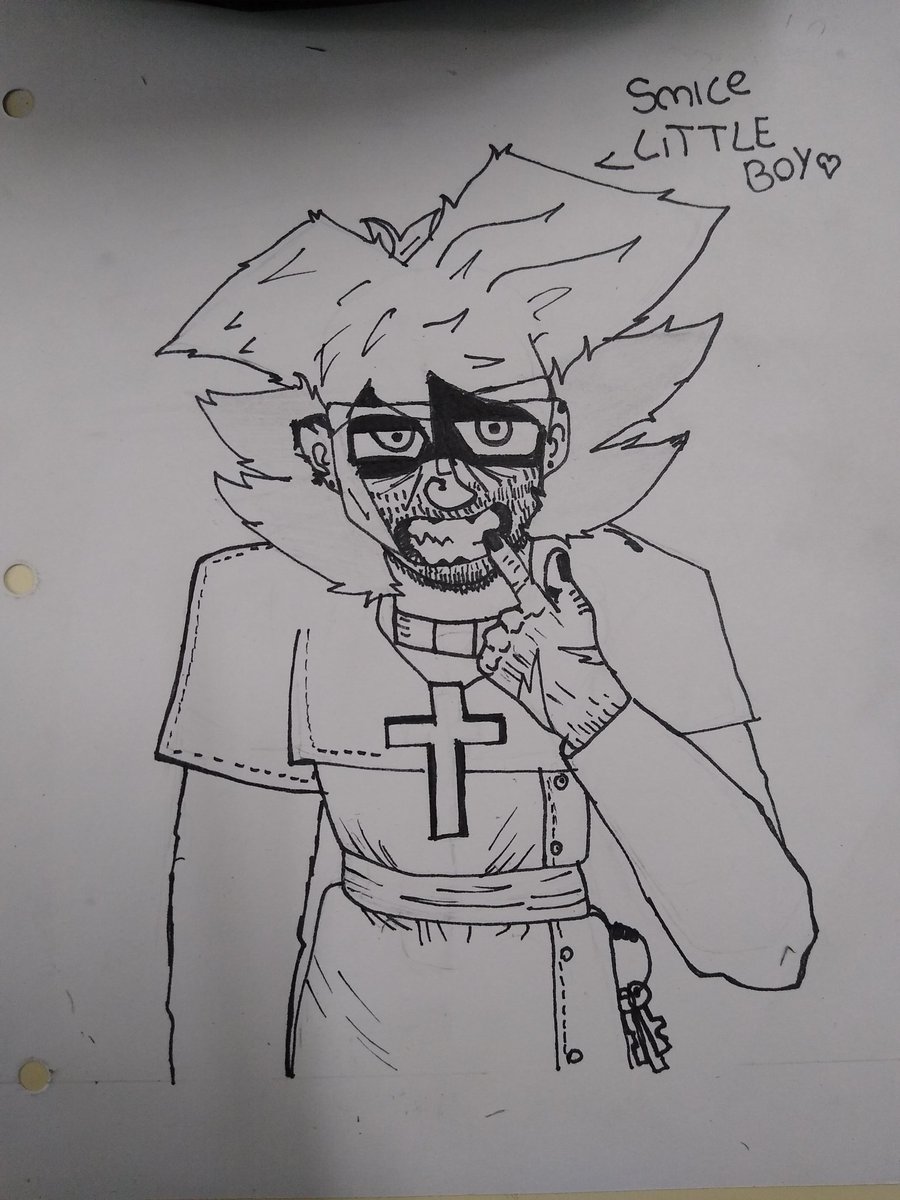 rubenxdgam's tweet photo. finally it's finished I hope you like it Rebecca. @rebecca_doodles 
#fnf #starvingartists #benslayer https://t.co/95rMcuHou4