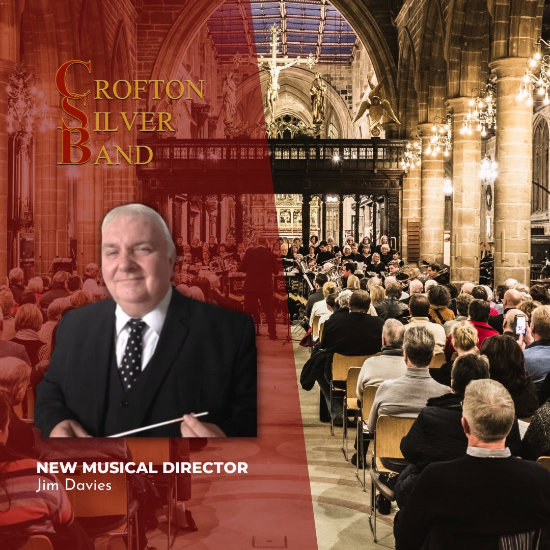 📰 New Musical Director at Crofton Silver Band

Crofton Silver Band is thrilled to announce the appointment of the Welsh cornet legend, Jim Davies, ex principal cornet of Cory and Brighouse and Rastrick bands as Musical Director.