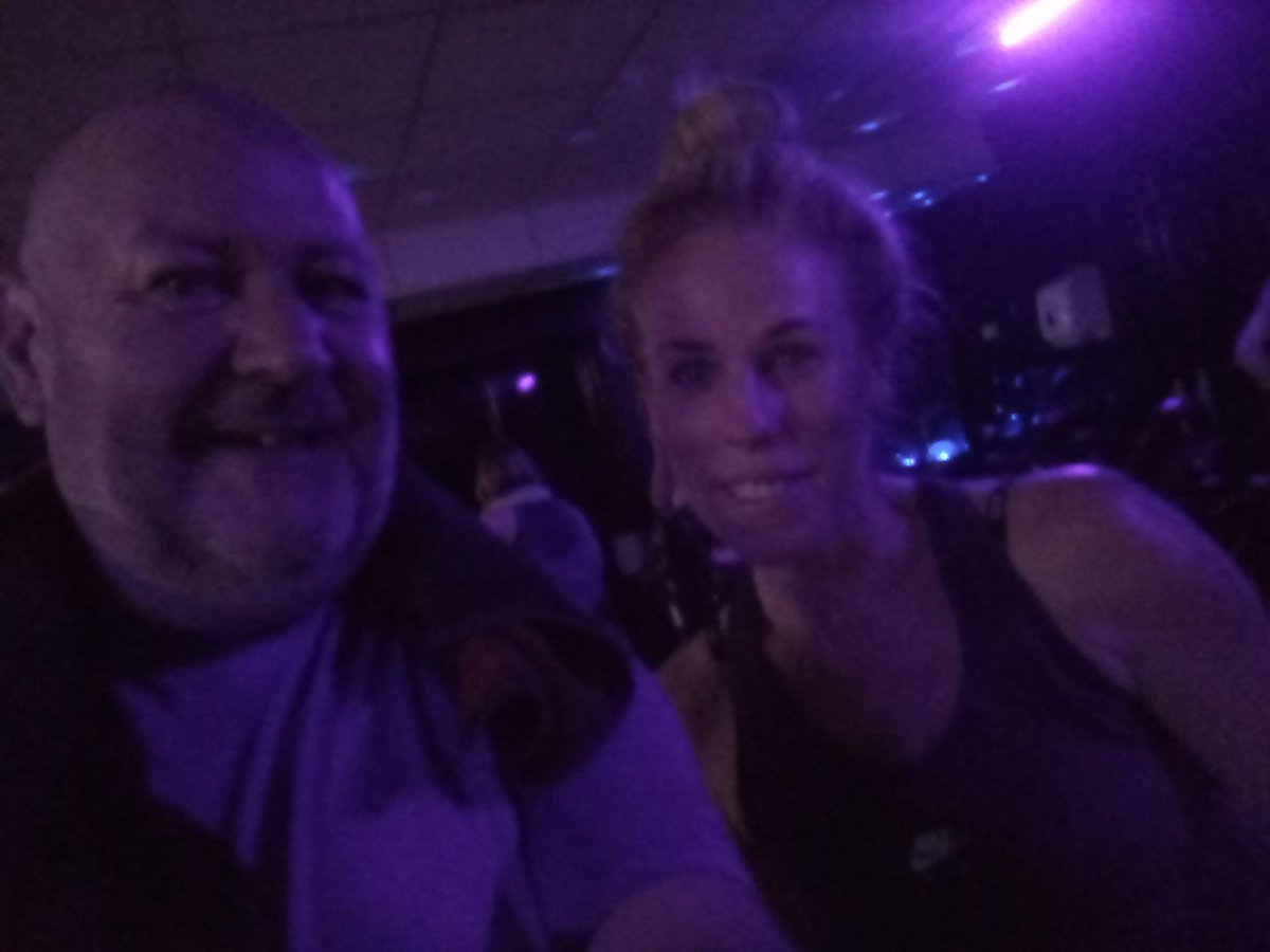 AndrewNoble16's tweet photo. #thursdaymorning #ProSprint a #fitness #reality @InfoWannapass  @FCYMCA when #MissBarrocca from #Zumba is on the next bike.... It's #HotHotHot! You #workout 30% harder in a class environment #Boom! Good Morning 😉👊🎶🎵🎶👊💪 #SelfCareWeek @SelfCareForum do it for you 👊🎶💪👊 https://t.co/rJ6wRMiQGZ