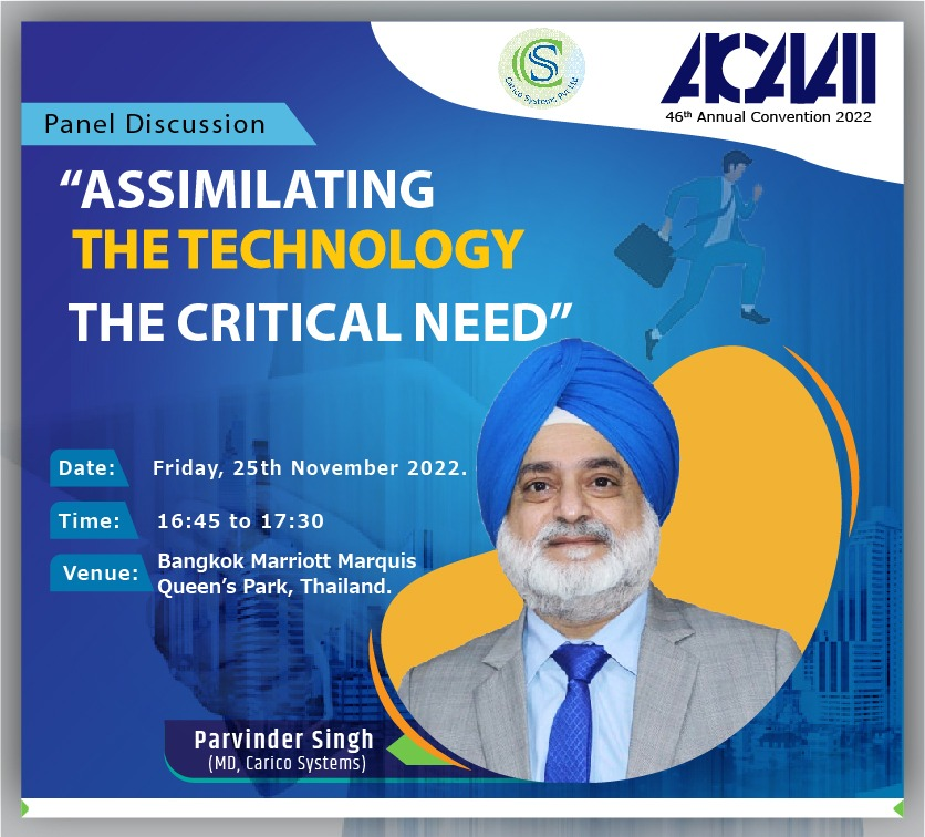 hansinfomatic1's tweet photo. Join, Our Managing Director, ET Global Indian Leader, 2022  Mr. Parvinder Singh,  In Bangkok, speaking on Assimilating Technology, the critical need.
#ACAAI2022 #aircargo #logistics  #GlobalLeader #Bangkok #acaaiindia #acaai #aircargoassociationofindia #airfreight #aircargoindi https://t.co/OflerUMK7S