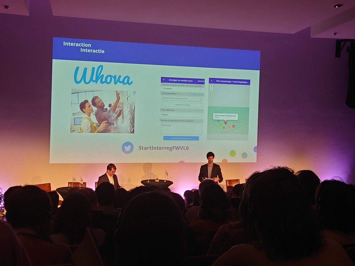 HubertDeschamp2's tweet photo. La journée de lancement de la nouvelle programmation Interreg FWV commence avec Whova "le Tinder de la coopération européenne"

@ERICDELECOSSE @InterregFWVL

#StartInterregFWVL6 https://t.co/ufvEPk28t5