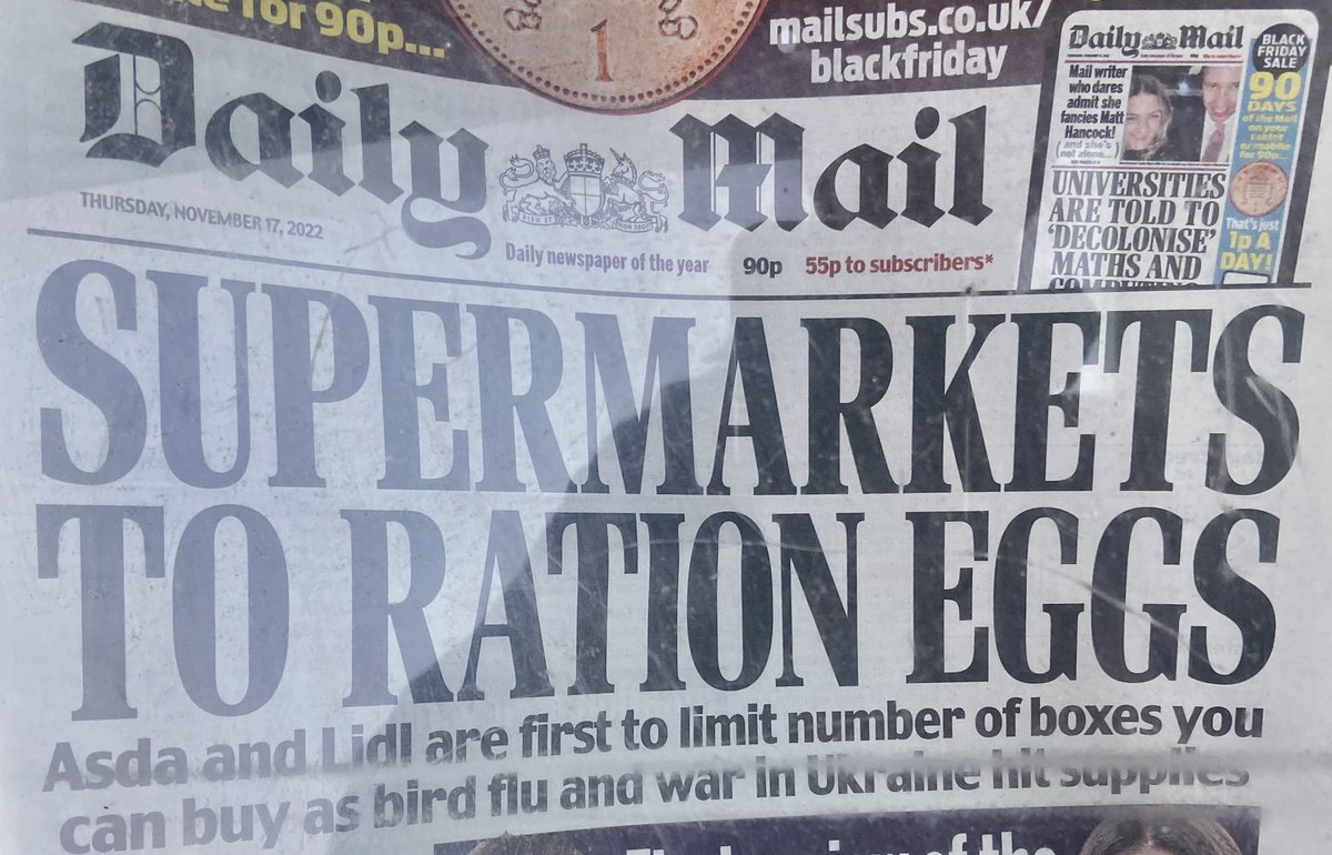 Let’s rewrite this headline…                    “SUPERMARKETS CAUSE EGG SHORTAGE BY BANKRUPTING FARMERS”                                          Wake up and live in the real world 🥚🐓🥚🙏 instagram.com/p/ClDk-3doTQK/…