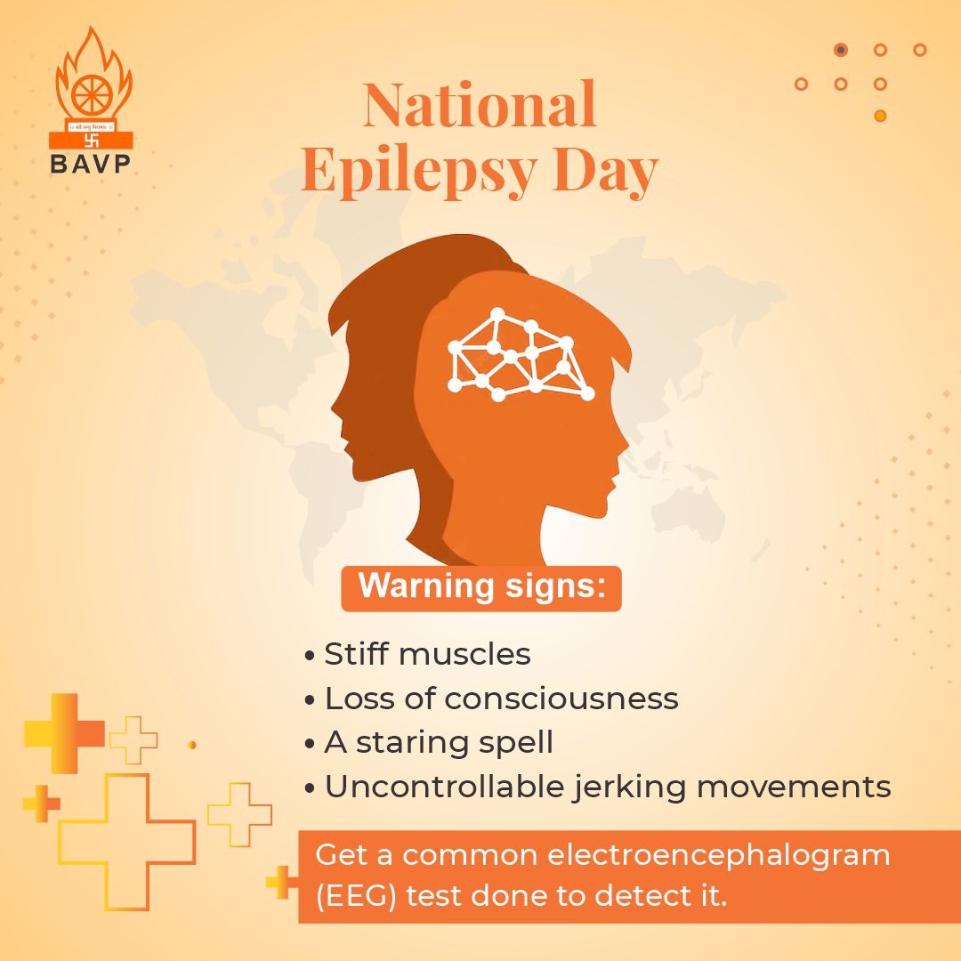bavp_updates's tweet photo. If you are showing any of the given signs, it’s important to seek treatment as soon as possible to control #Epilepsy.
#NationalEpilepsyDay
#warningsigns #mindillness #selfcare #treatment #hospital #EEGtest https://t.co/EGAz0r3uVN