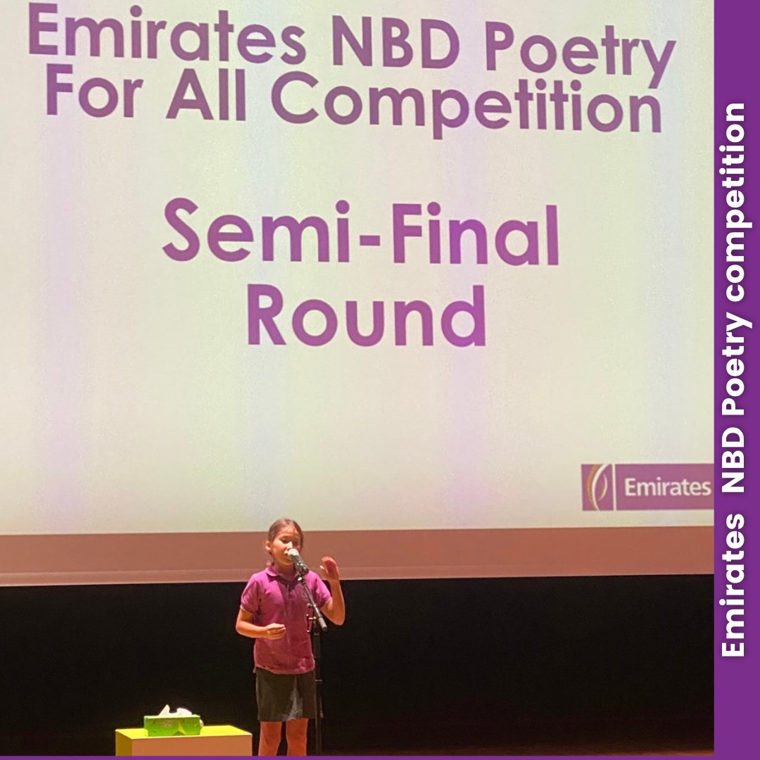 Congratulations to our Grade 4 &amp; 5 students who  participated in the semi-final of the Emirates NBD Poetry For All.

Both students performed the poem 'At The Zoo' by A.A Milne amazingly and should be very proud of themselves. 

#jbs #jbschool #ibschool #proudlytaaleem