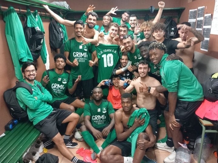 Llego la 1ra. victoria final por 1-3 fuera de casa💪
 +3🔝 
Buen partido del <a href="/CDIGARA2022/">CD I'gara</a> ante un rival el <a href="/fcf1971/">Fañabé C.F.</a> que nos lo puso muy dificil👌
Seguimos trabajando, próximo objetivo este  domingo en casa frente al  #CDBahiaSantiago
#Ailusionnonosganan #Cortitayalpie #Mareaverde