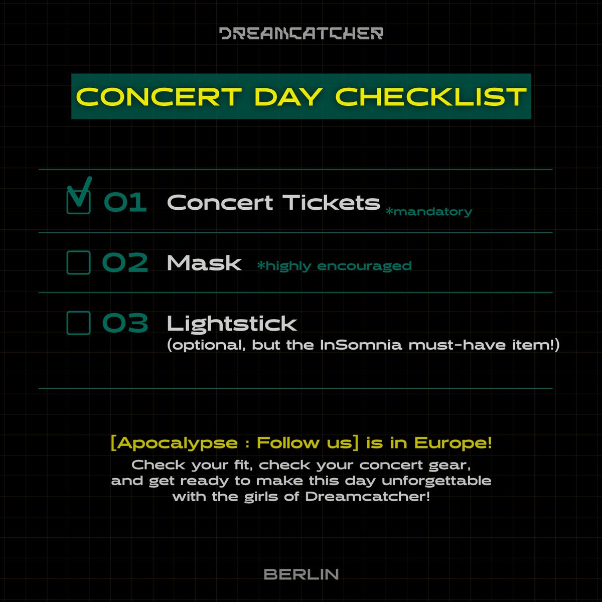 _mymusictaste's tweet photo. [LONDON] #InSomnia attending 2022 Dreamcatcher World Tour [Apocalypse : Follow Us] in EUROPE📣

We ask that all fans review the attendance guidelines and encourage you to take extra measures of precaution for the show with respect to all attending. https://t.co/Xm8kWrYFzG