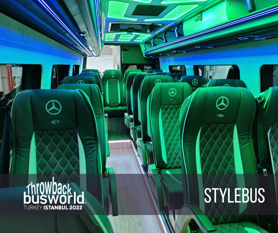 busworld's tweet photo. This was StyleBus at Busworld Turkey 2022. Since more than 20 years they convert many bus models from different brands such as Mercedes-Benz Sprinter & Vito, and Iveco Daily into eye-catching, precise and fully equipped first-class VIP buses.
#busworld #BusworldTurkey #Stylebus https://t.co/vk7LxetzSz