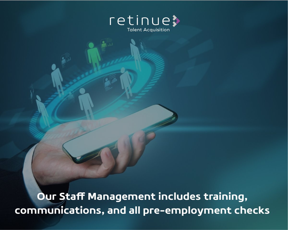 Retinue (@helloretinue) on Twitter photo We understand the importance of briefing #candidates on the exact #parameters of the role and the customer's key #objectives. Therefore, all candidates are provided with an #induction pack with all vital information.
Email at: info@retinue-solutions.com
#Staffmanagement We understand the importance of briefing #candidates on the exact #parameters of the role and the customer's key #objectives. Therefore, all candidates are provided with an #induction pack with all vital information.
Email at: info@retinue-solutions.com
#Staffmanagement
