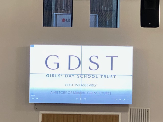 WimbledonHigh's tweet photo. “We have tomorrow's #changemakers right here in our schools. You are the generation that will go on and change the world for a better place, not just for women, but for everyone”- @cherylGDST

@GDST #GDST150 #GDSTFamily https://t.co/udV7zFeJVJ