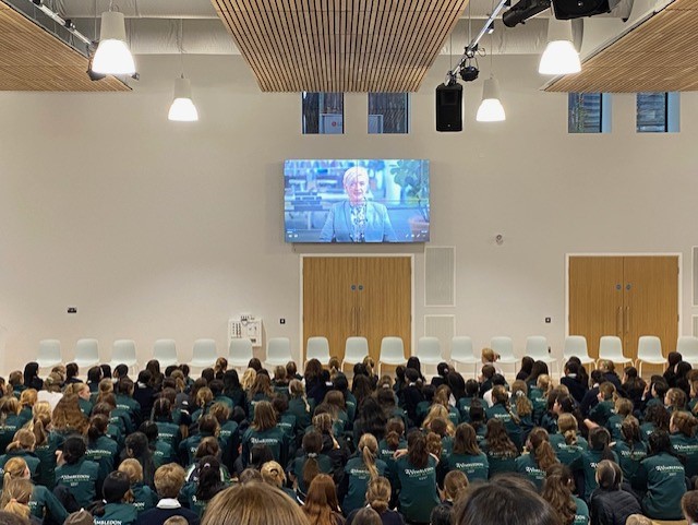 WimbledonHigh's tweet photo. “We have tomorrow's #changemakers right here in our schools. You are the generation that will go on and change the world for a better place, not just for women, but for everyone”- @cherylGDST

@GDST #GDST150 #GDSTFamily https://t.co/udV7zFeJVJ
