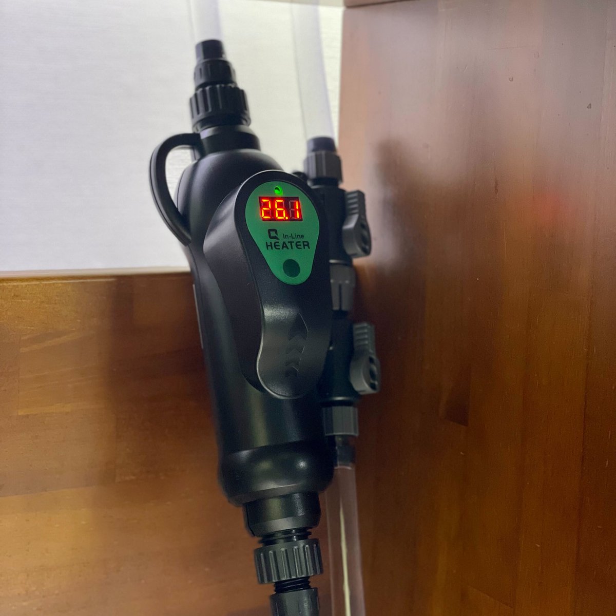 インラインヒーター 販売開始いたしました🎉 出来上がった水景を邪魔