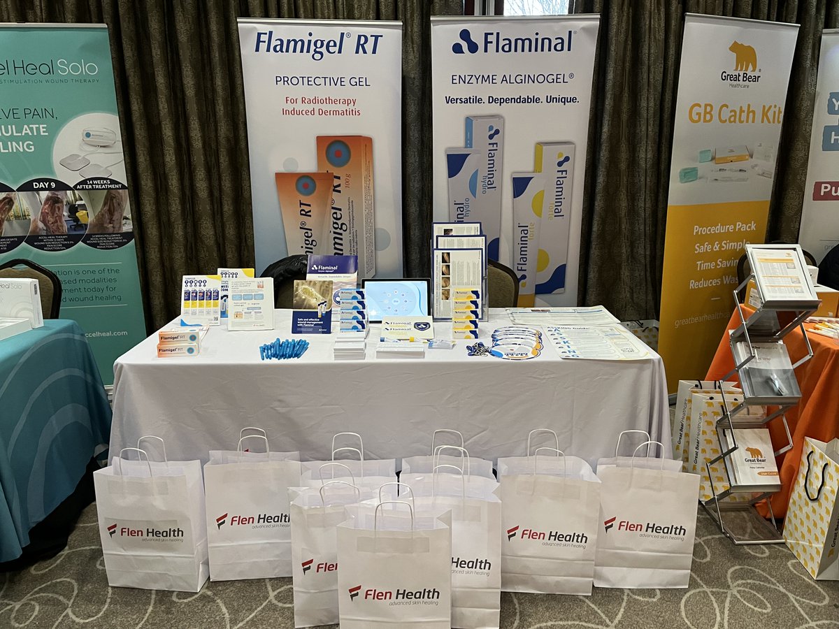 Today @zachflenhealth and I are at the 
@jcnreport #Durham @Ramside_Hall. If you are attending feel free to drop by our stand to find out how #Flaminal & #FlamigelRT can help your patients. @FlenHealth #Events #WoundCare #stopthepressure