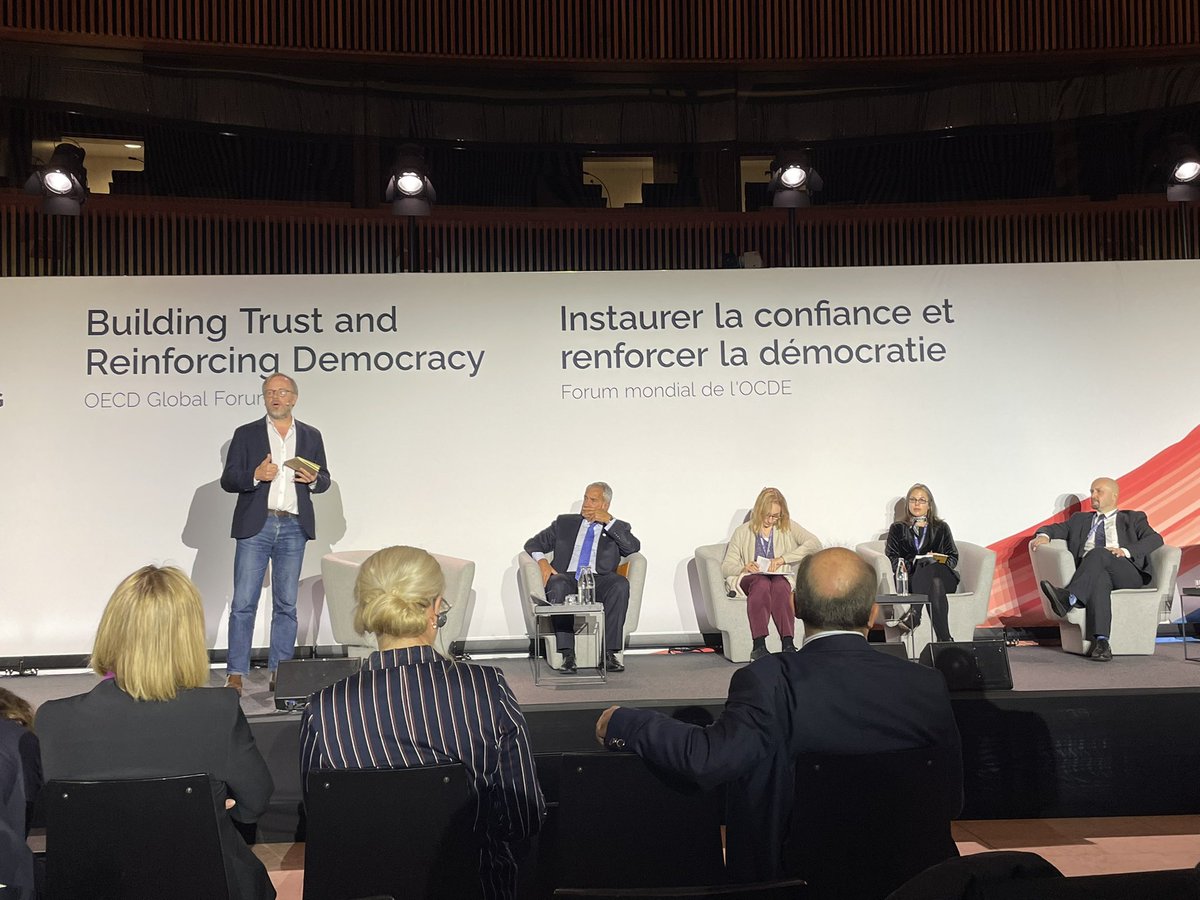 NickRHart's tweet photo. Shifting to the topic of misinformation and disinformation at the #ReinforcingDemocracy Global Forum — looking forward to the panel suggestions on solutions! https://t.co/VXgGYlI8KD