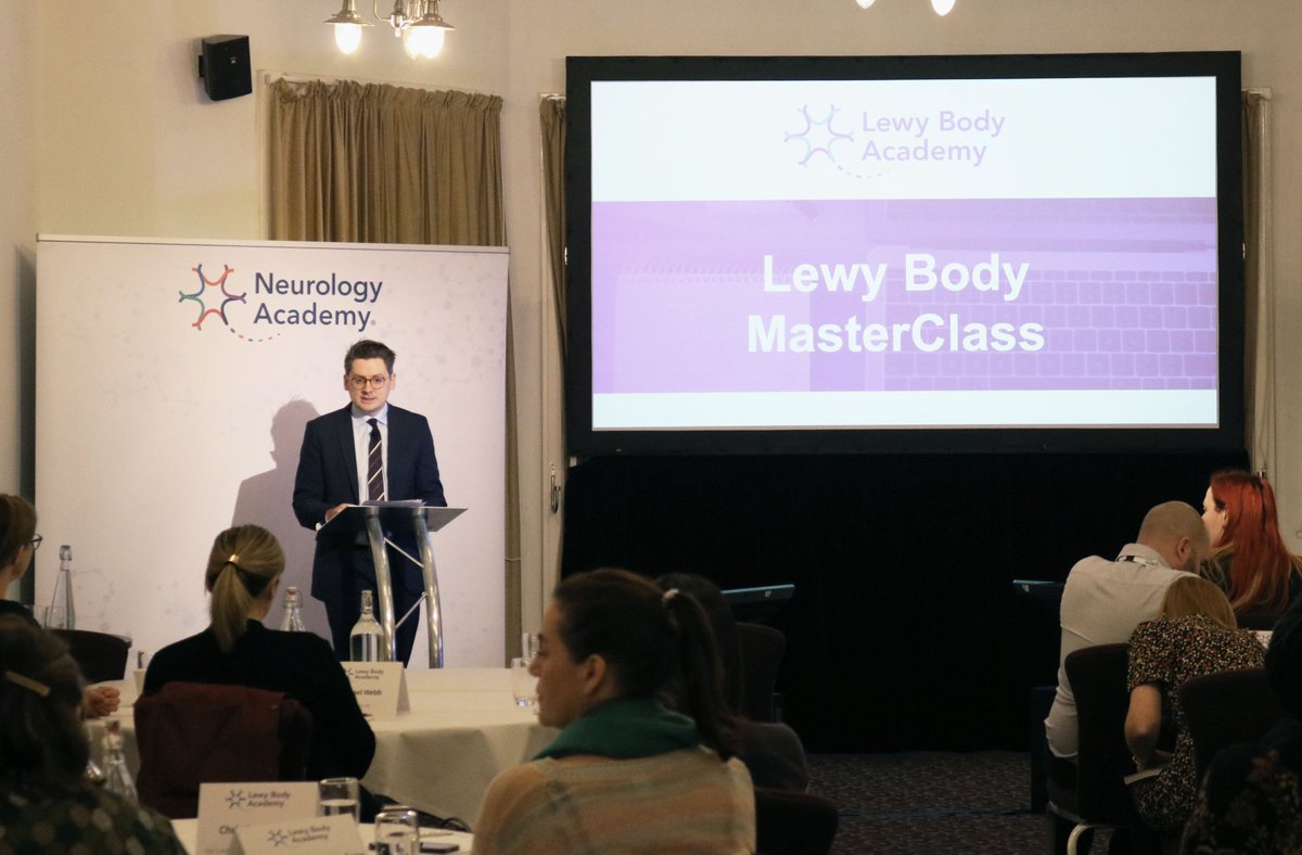 A compelling talk from Dr Joe Kane got our Lewy Body MasterClass off to a great start yesterday evening #LewyBodyMC #LewyBody