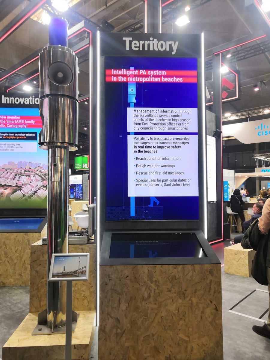 Airvoice (@airvoice_es) on Twitter photo ➡️ Presentación de la la Columna de Megafonía CIM-AMB en el SCEWC 2022 a las 15.00 en el stand de la AMB
📅 15 - 17 NOV 2022 a las 15.00h
📍 Stand D121 - Pabellón 2 de la Fira Barcelona
👉 lnkd.in/eESAntdn
#SCEWC22 #SmartCity <a href="/SmartCityexpo/">Smart City Expo World Congress</a> #smartcities #innovation ➡️ Presentación de la la Columna de Megafonía CIM-AMB en el SCEWC 2022 a las 15.00 en el stand de la AMB
📅 15 - 17 NOV 2022 a las 15.00h
📍 Stand D121 - Pabellón 2 de la Fira Barcelona
👉 lnkd.in/eESAntdn
#SCEWC22 #SmartCity <a href="/SmartCityexpo/">Smart City Expo World Congress</a> #smartcities #innovation