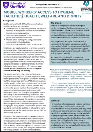 Hygieneatwork's tweet photo. Please read and share our report on the challenges mobile workers face accessing hygiene facilities while at work available from
https://t.co/YLajvT6K5l
#HandHygiene #HygieneAtWork #AMR #MobileWorkers https://t.co/yujw9UCWbp