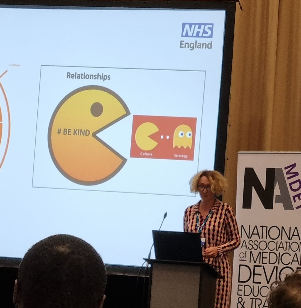 National conference York  2022 Sarah Jennings - Updating delegates on the work of the National patient safety team. #namdet #conference #nhs