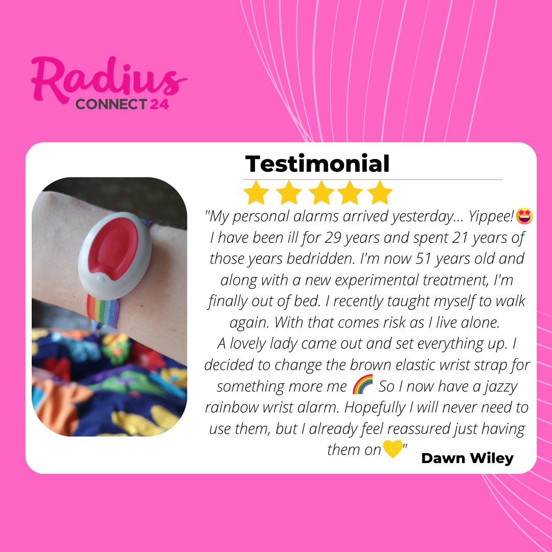 Thank you Dawn for sharing your story with us. We love your JAZZY wrist strap"!!🌈💛
Read more stories here - bit.ly/3Amxkta