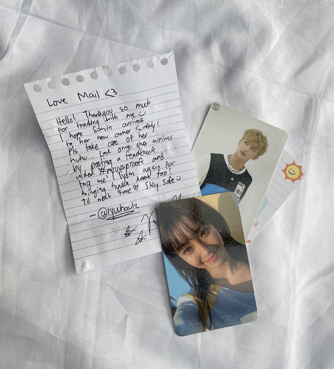 binnie_nonna's tweet photo. #binnie_mails 🌼

Sumin Cheerleader came home! Thank you so much @ryuuhaulz for trading with me 🥰 sa susunod ulit!

 #ryuusproofs https://t.co/VfqtaUL9ji