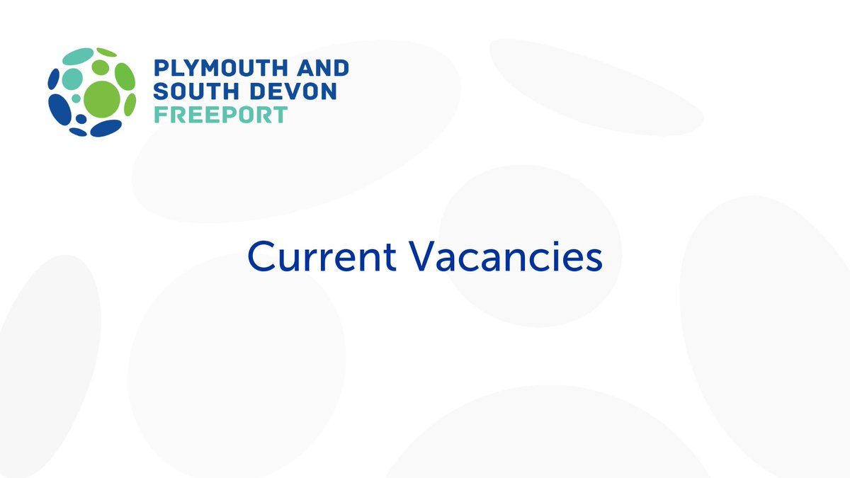 We are now recruiting for the following roles:

&gt; Business Growth and Investment Director
&gt; Operations Manager

To find out more and to apply for either role please visit pasdfreeport.com/current-vacanc…

Closing date: Friday 16th December 2022 12noon.

#jointheteam