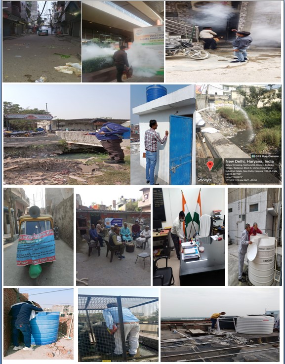 Glimpses of today's 17-11-2022 work activity for the prevention and control of vector-borne diseases in the central Zone Lajpat Nagar. #stopdengueweworktogether @iasdanishashraf @MCD_Delhi @MoHFW_INDIA @WHO @WHOSEARO