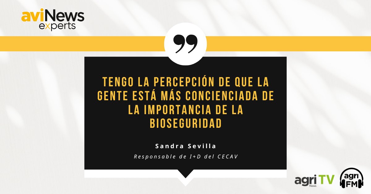 aviNewsESP's tweet photo. 🔶 Ya tenéis disponible la entrevista de Jose Luis Valls ha podido conversar con Sandra Sevilla Navarro, responsable del I+D del #CECAV, sobre el control de la #sanidad avícola.🔝
🎙 Link plataforma de #podcast: https://t.co/y1qDl1mAaX
📹 Link Youtube: https://t.co/u371E2XUdG https://t.co/QbqXAwxZLO