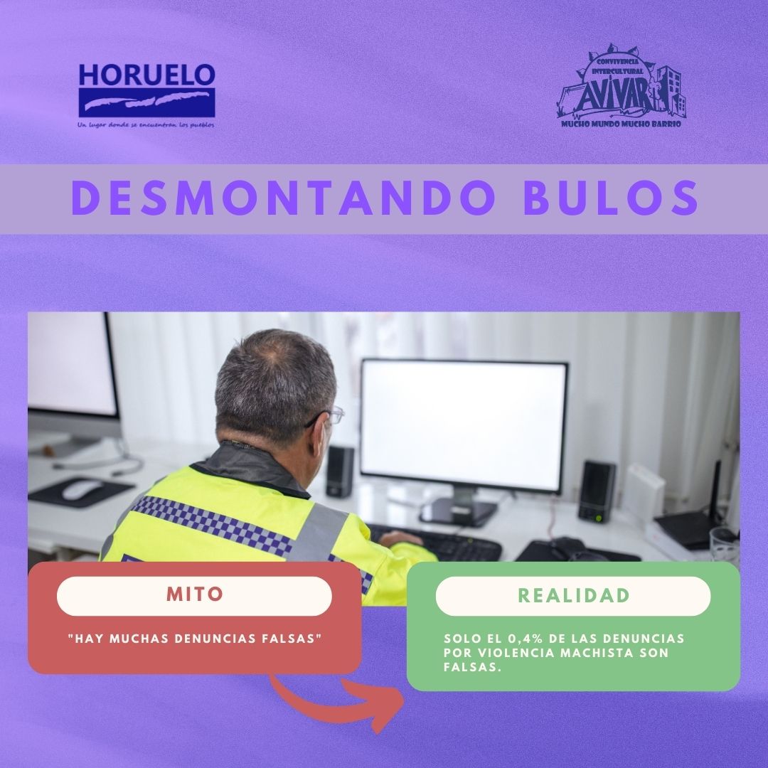 ProyectoAvivar's tweet photo. Cada vez más cerca del 25N 📅Que mejor momento para desmentir algunos mitos entorno.
📩¿Conoces más bulos? Te leemos en comentarios 
Y recuerda: comparte con tu entorno y fomenta el desmantelamiento de estos mitos 👥
#AvivarHoruelo #AsociacionHoruelo #SanBlasCanillejas #25N https://t.co/r2q79LuNJQ