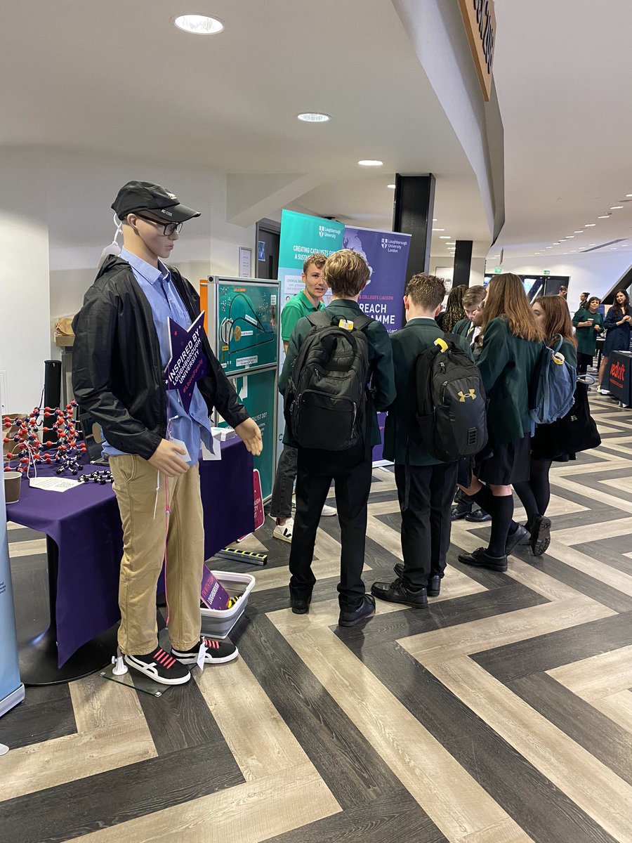 Today we are at the London Schools Climate Kickstart event <a href="/LondonStadium/">London Stadium</a> talking about how important catalysis is for a sustainable future and inspiring the next generation of scientists! 

<a href="/lboroimpact/">Loughborough University Research and Innovation</a> <a href="/LboroSCL/">Loughborough University School & College Liaison</a> <a href="/LboroVC/">Prof Nick Jennings</a> <a href="/lborouniversity/">Loughborough University</a> <a href="/LboroScience/">Loughborough Science</a> <a href="/LboroEng/">Loughborough Engineering</a> <a href="/bedform/">Prof. Dan Parsons @LboroUniversity 🌏💧🛰🌊⚽️🏏⛳🏈</a>
