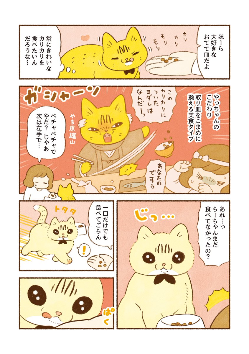 ねこエッセイ
「こだわりの食べ方」 