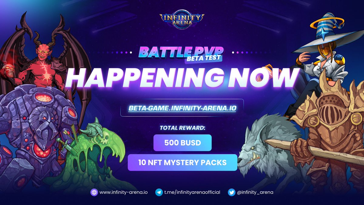 Infinity Arena Game | MAINNET IS LIVE tweet media