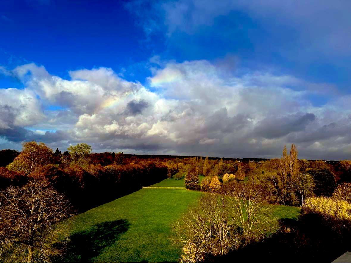 codingwcookie's tweet image. Rainbow in Versailles.