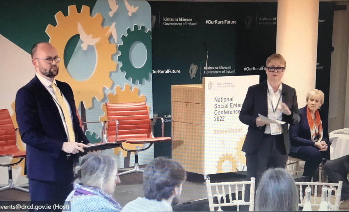 MidlifeRock's tweet photo. Happy National Social Enterprise Day🙌
2022 marks the 4 th SE conference.Opened by Minister Humphries.Great to join in on line this morning @JustSocEnt @DrAndrewForde @pobal @BICSecretariat @FrankFeighan #OurRuralfuture #socialconference #socialEconomy https://t.co/YZruOY7Ial