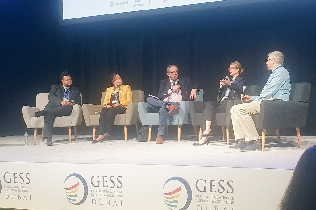 Linda Scaife (@digilin_) on Twitter photo A really interesting panel on the metaverse and how it will directly affect how we view schools and education
Chaired by <a href="/AlKingsley_Edu/">Al Kingsley MBE</a> at <a href="/GESSeducation/">GESS Education</a> A really interesting panel on the metaverse and how it will directly affect how we view schools and education
Chaired by <a href="/AlKingsley_Edu/">Al Kingsley MBE</a> at <a href="/GESSeducation/">GESS Education</a>