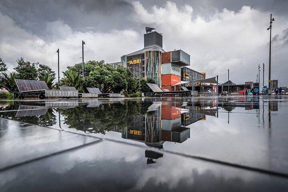sarahc_eth's tweet image. Gn …North Wharf , Auckland NZ. #puddlereflection