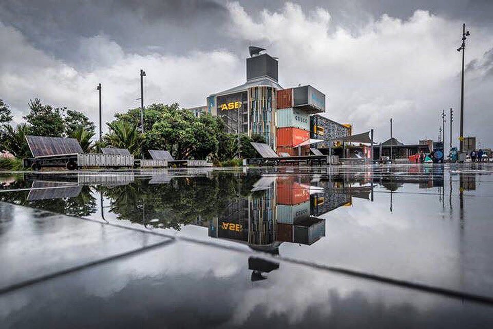 Gn …North Wharf , Auckland NZ. #puddlereflection