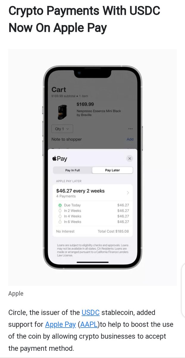 mulafinance's tweet photo. You can either use Apple Pay or Mula Wallet to complete your #USDC transactions.
I (page admin) will go with Mula Wallet, as it is built for #African by #Africans
#web3 #fintech #mulatoken https://t.co/PrACxXquBb
