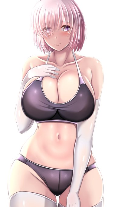 セパレート姿に恥ずかしがるマシュ 