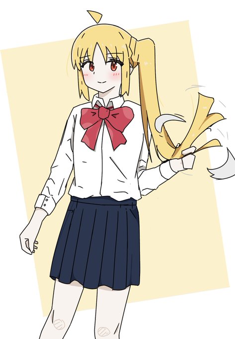 サイドテールぶん回す虹花ちゃん#ぼっち・ざ・ろっく 