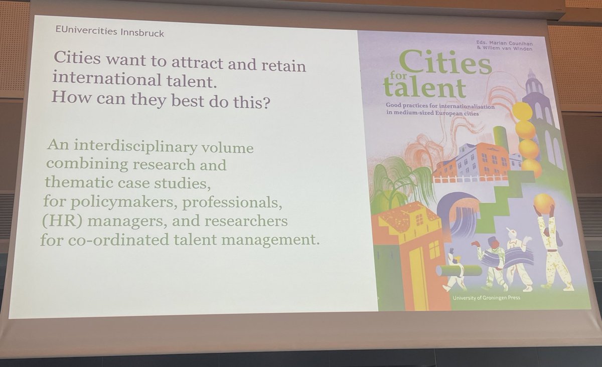 Our expert moderator <a href="/WillemvanWinden/">Willem van Winden</a> introduces his new co-edited book on attracting &amp; retaining international talent in medium-sized cities. Read the book here: books.ugp.rug.nl/index.php/ugp/…