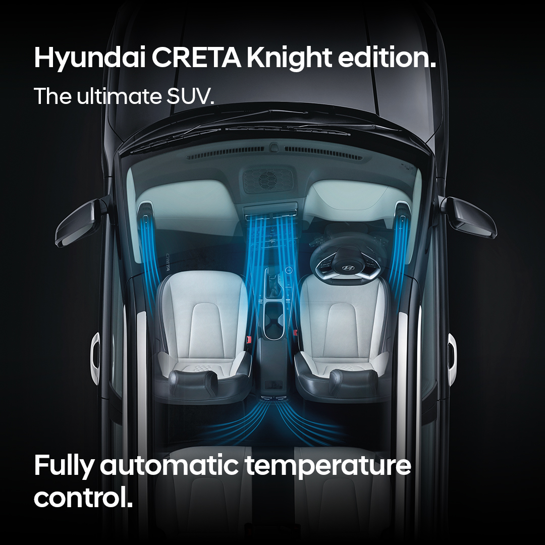 Hyundai India on Twitter "Hyundai CRETA Knight edition offer features that are as awesome as
