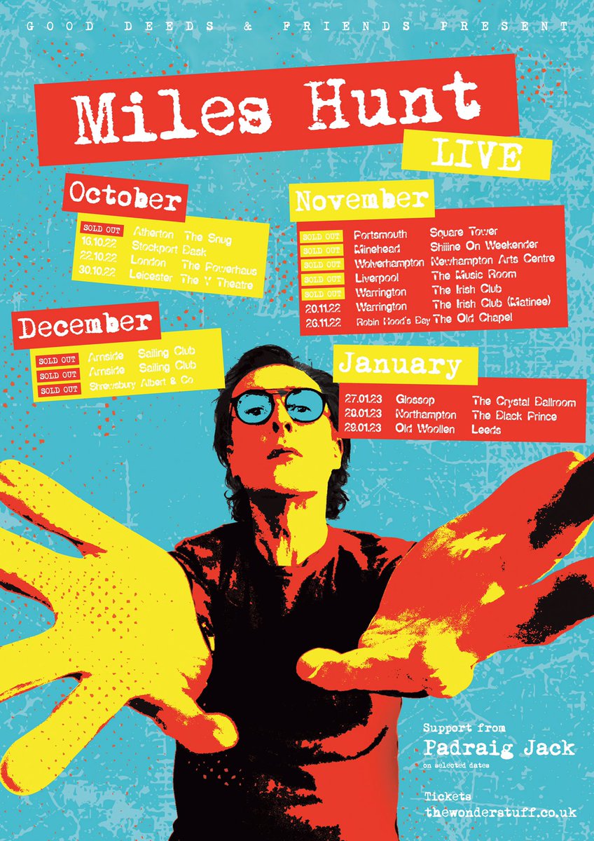 Lots more solo acoustic shows coming up, I’m even adding more for next year. 😁 #glossop #northampton #leeds