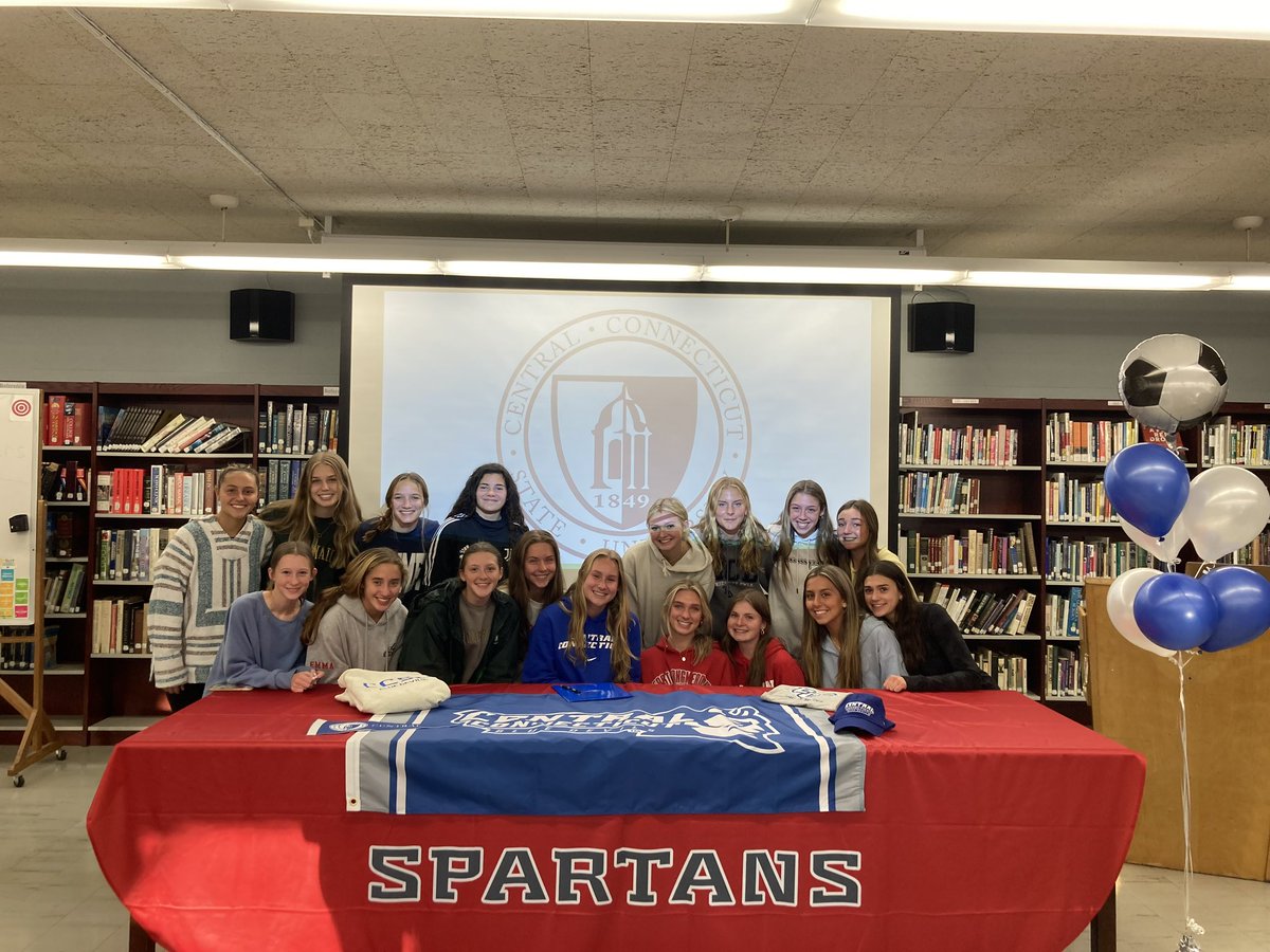 Coach Brendan Abad (@coachbabad) on Twitter photo Congrats to <a href="/ELHSspartans/">East Longmeadow High</a> Senior Taylor DeFlorio on signing her National Letter of Intent yesterday to play soccer at Central Connecticut State University!
#GoSpartans🔴 | ELite Congrats to <a href="/ELHSspartans/">East Longmeadow High</a> Senior Taylor DeFlorio on signing her National Letter of Intent yesterday to play soccer at Central Connecticut State University!
#GoSpartans🔴 | ELite