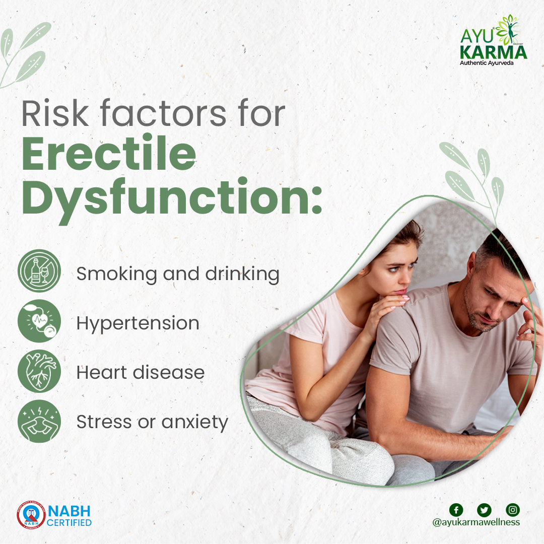 AyuKarmaCentre's tweet photo. Some of the most common risk factors for erectile dysfunction include:
.
.
#erectiledysfunction #erectiledysfunctiontreatment #erectiledysfunctioncure #erectiledysfunctionremedy #edsymptoms #edcauses #erectile #menshealth #sexualhealth #wellness #ayurveda #ayukarma https://t.co/NdJkoWXrJo