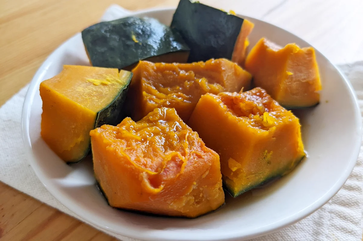もう味付けに困らない！めんつゆで「かぼちゃの煮物」。
